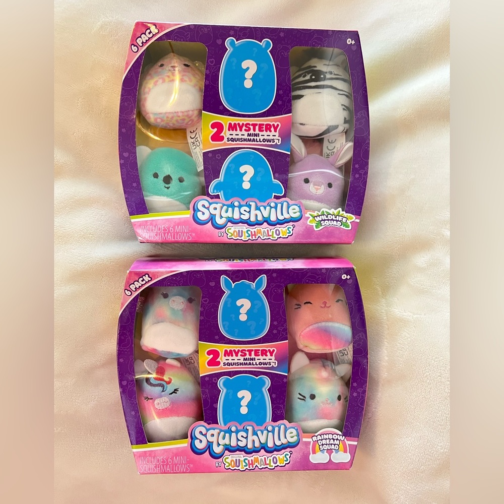 New Squishmallow Squishville Plushies 12 count